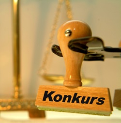 Stempel "Konkurs"